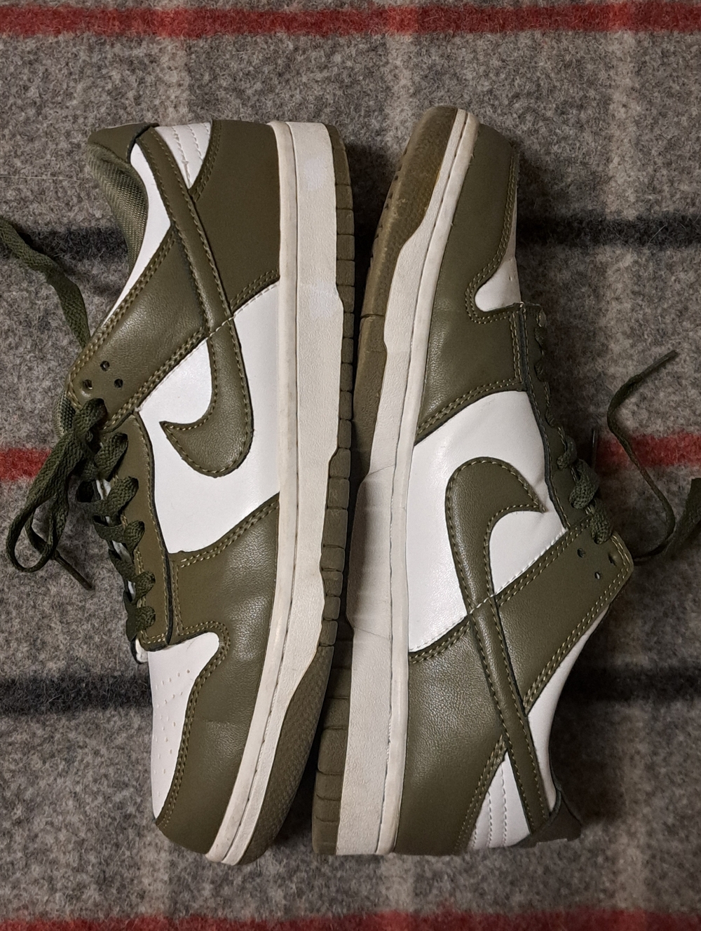 Nike Dunk Low Pale Ivory And Cargo Khaki GUC